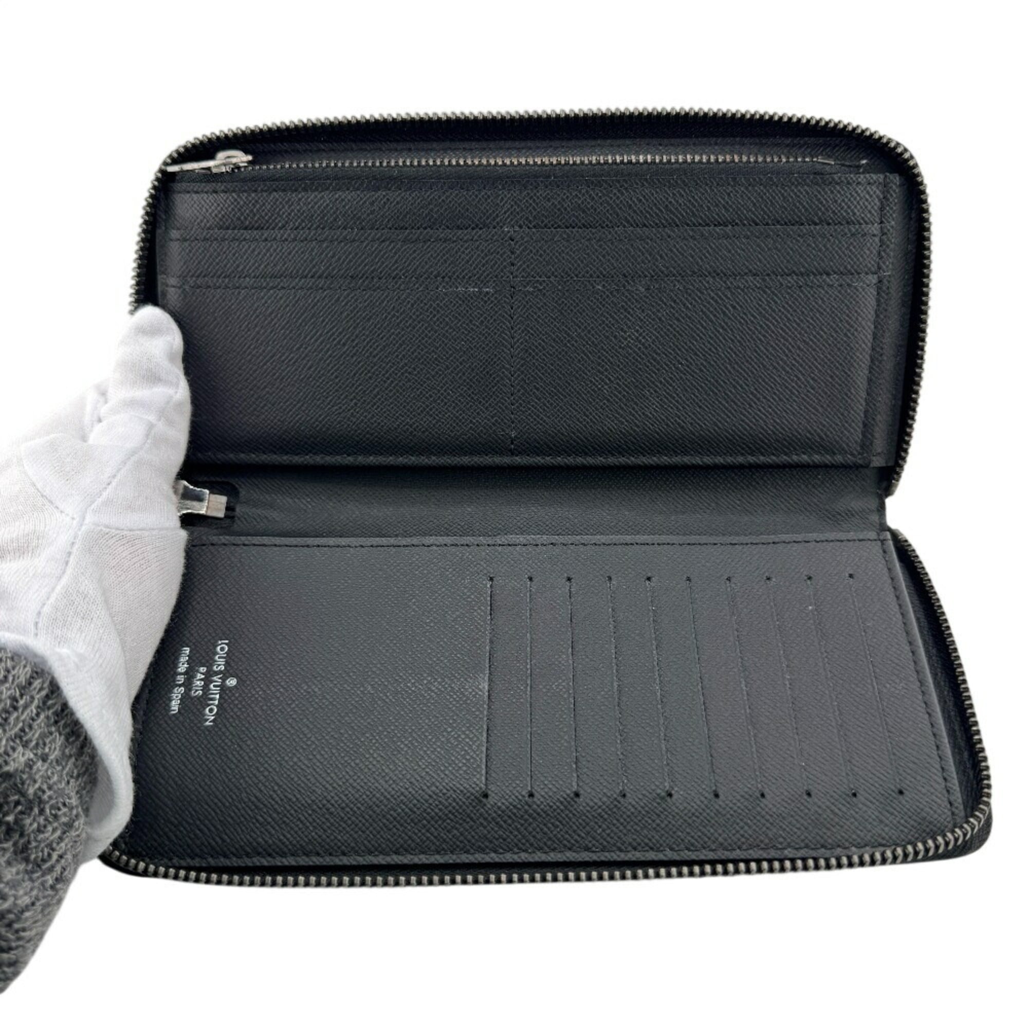 Louis Vuitton Black Gray Monogram Eclipse Monogram Eclipse Wallet