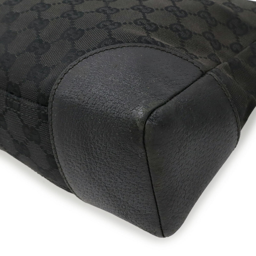 Gucci Gg Canvas Black Gg Canvas Handbag Shoulder Bag (Pre-Owned)