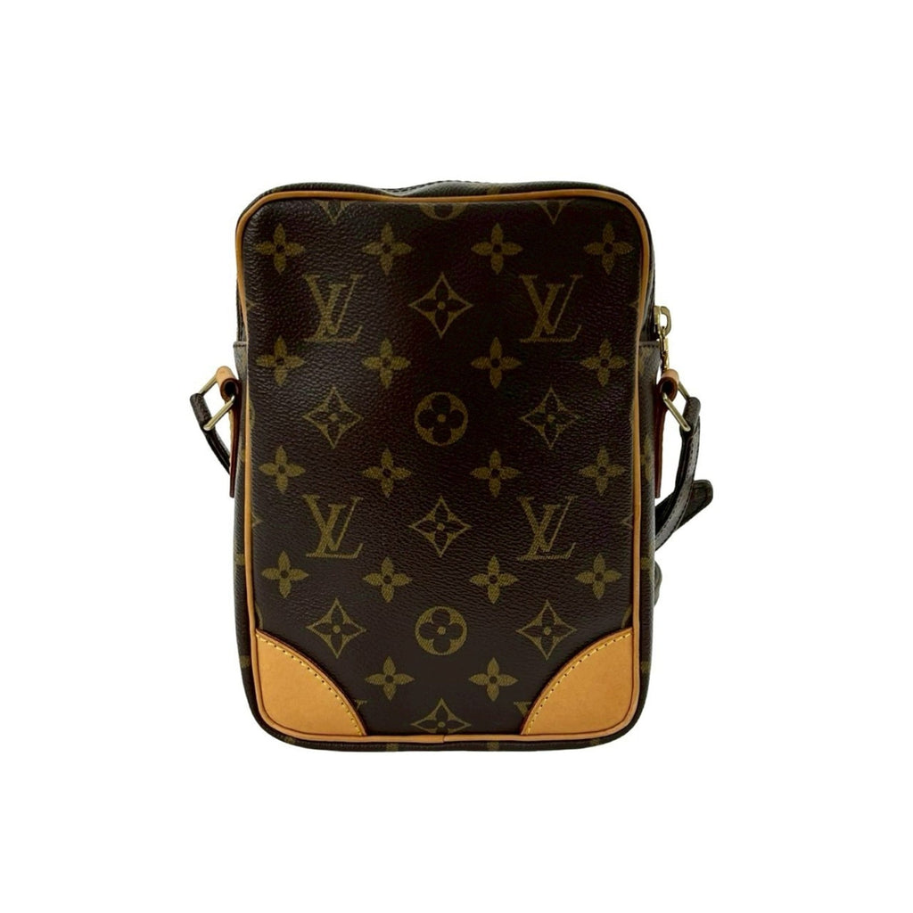 Louis Vuitton Brown Leather Pvc Pochette Shoulder Bag