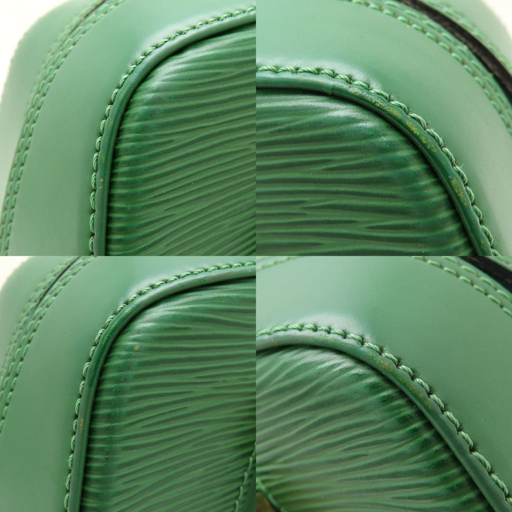 Louis Vuitton Epi Borneo Green Leather Handbag