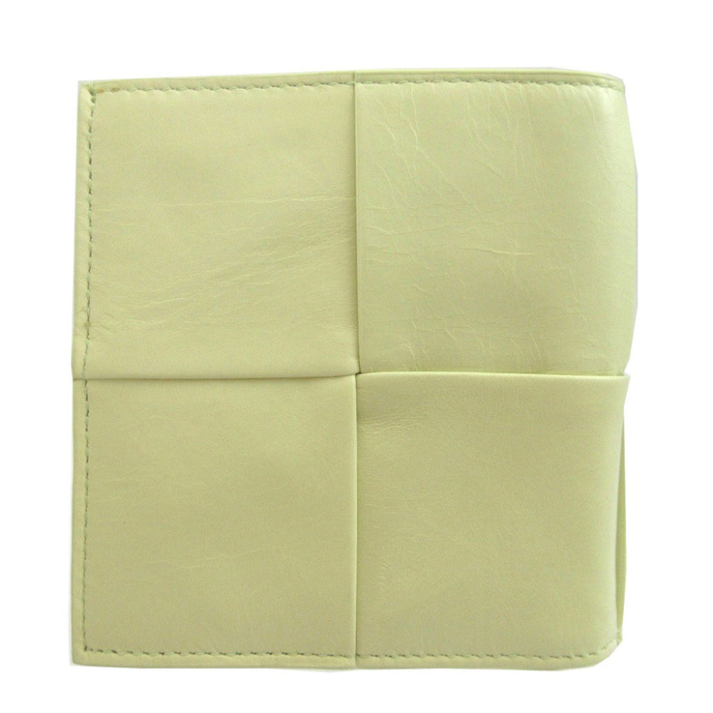 Bottega Veneta Yellow Leather Wallet (Bi-Fold)