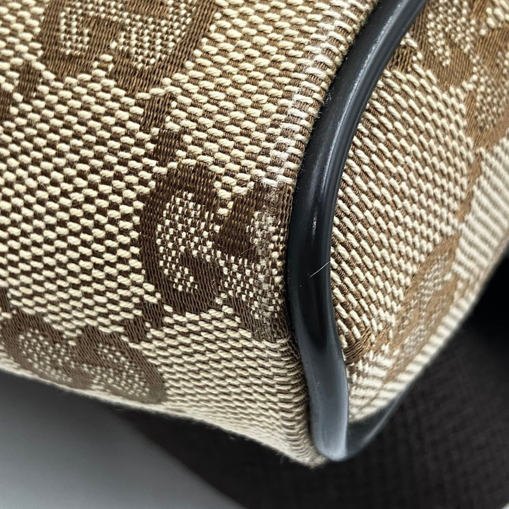 Gucci Gg Canvas Brown Gg Canvas Sling Bag (Pre-Owned)