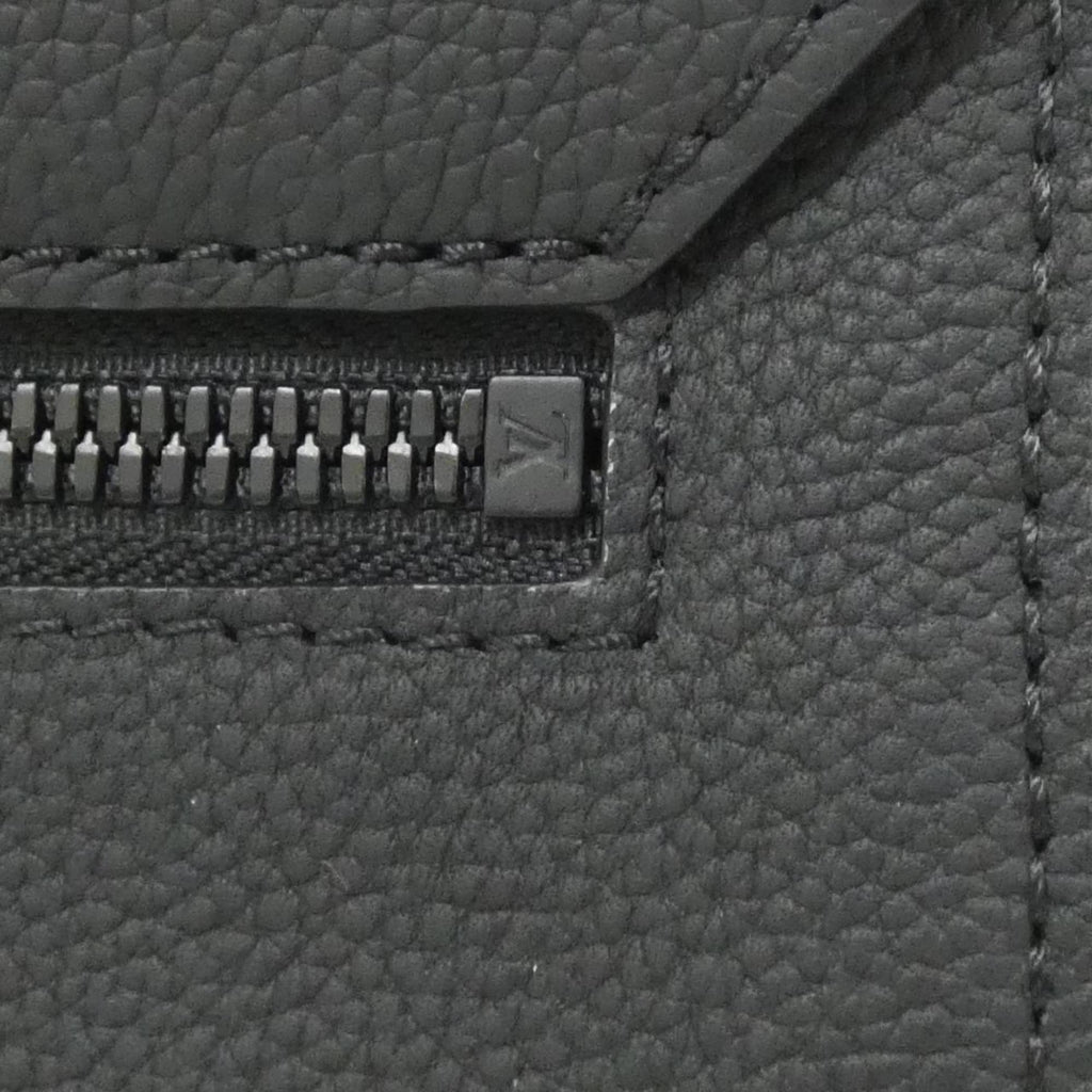 Louis Vuitton Black Leather Shoulder Bag