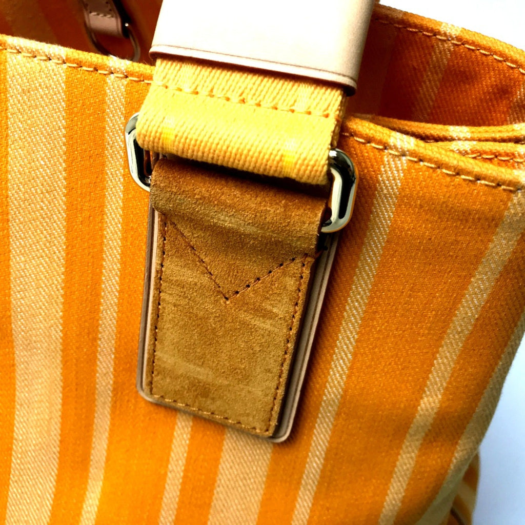 Louis Vuitton Yellow Cloth Tote Bag