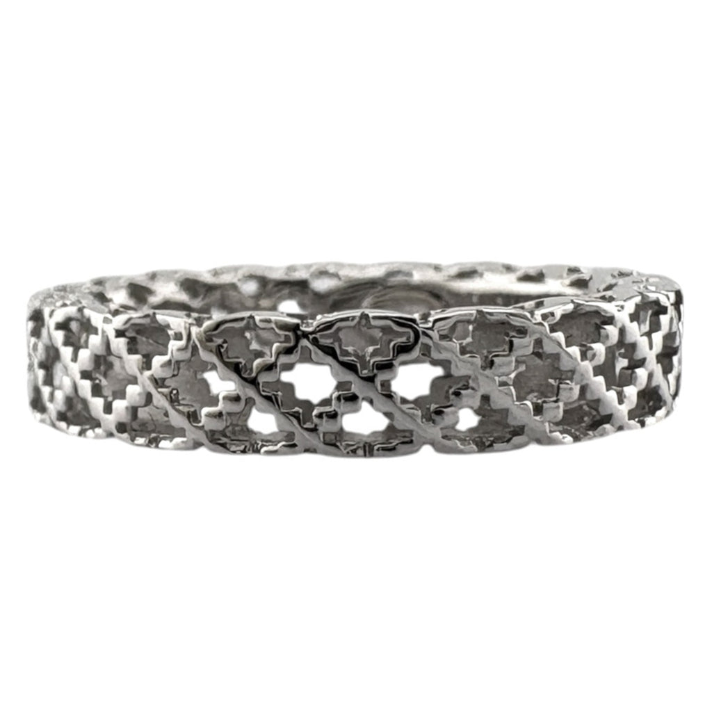 Gucci White Gold White Gold (18K) Band Ring (Pre-Owned)