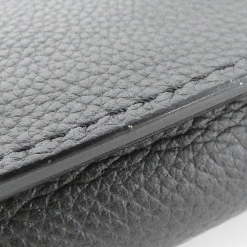 Louis Vuitton Black Leather Shoulder Bag