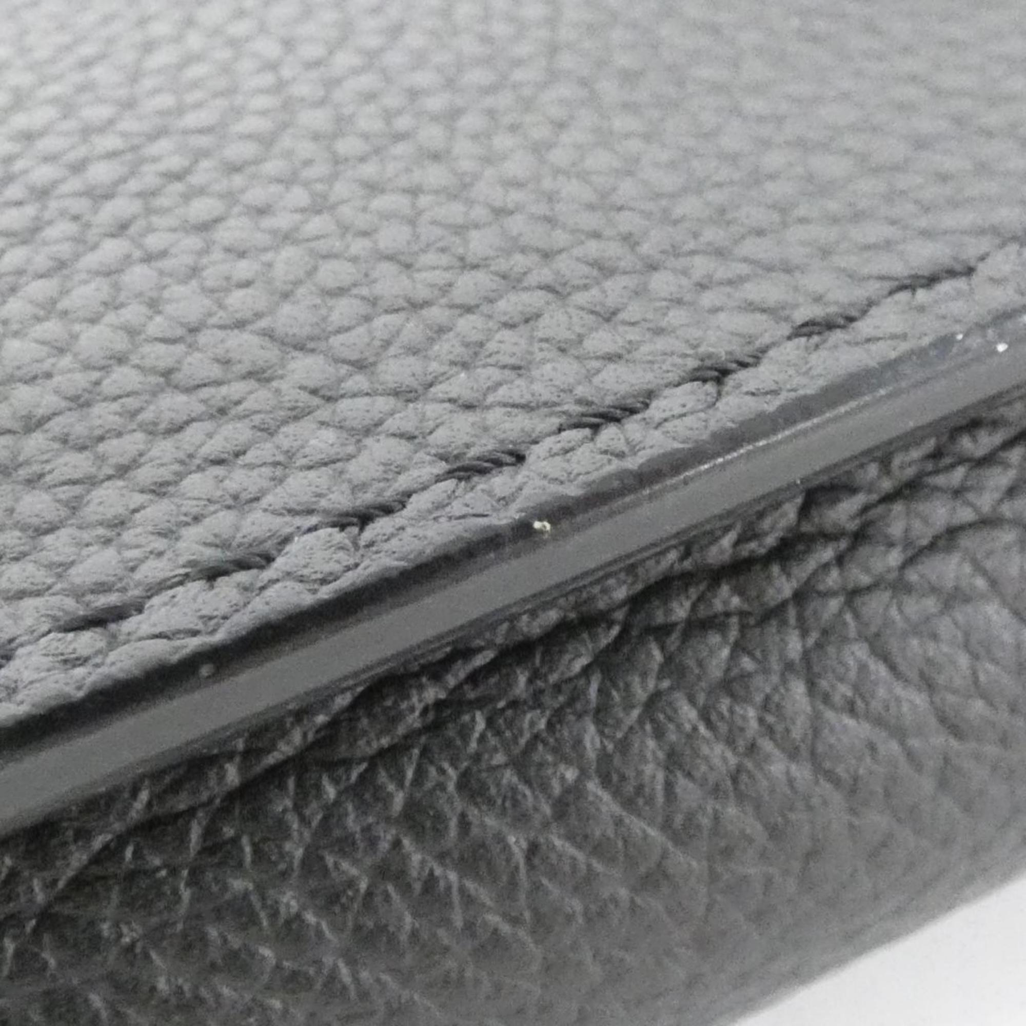 Louis Vuitton Black Leather Shoulder Bag