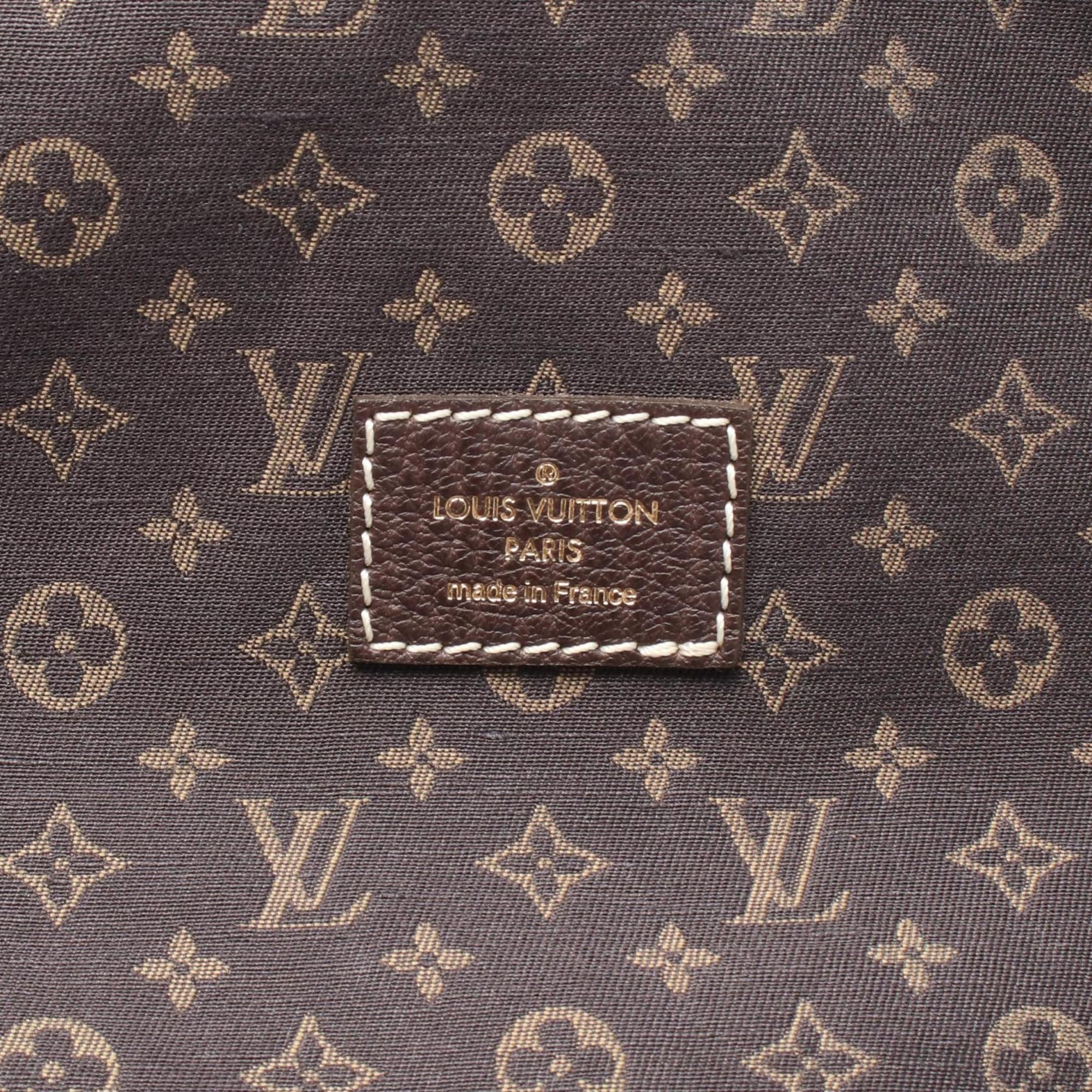Louis Vuitton Brown Canvas Monogram Mini Leather Shoulder Bag