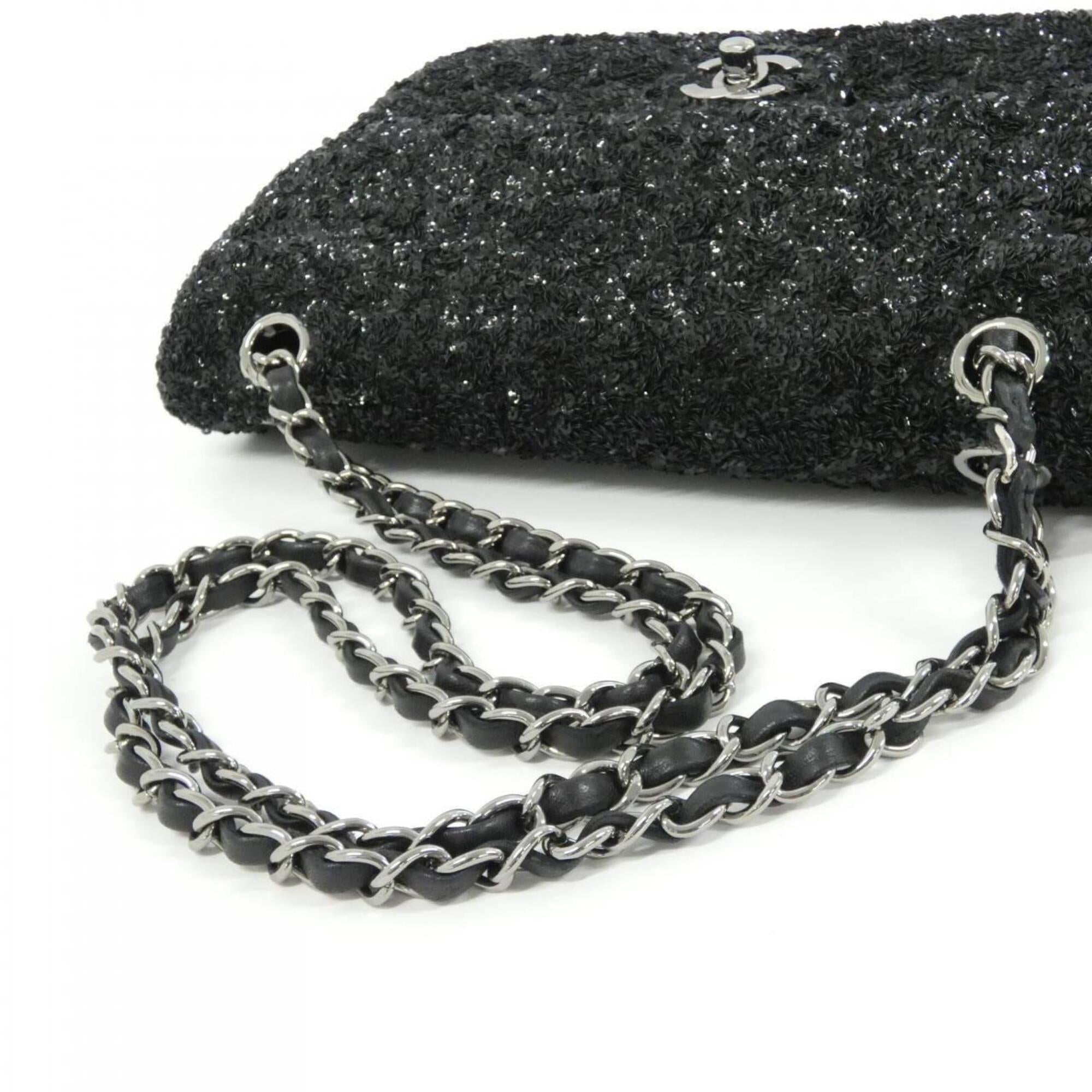 Chanel Black Spangles Shoulder Bag