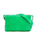 Bottega Veneta Green Leather Shoulder Bag Sling Bag
