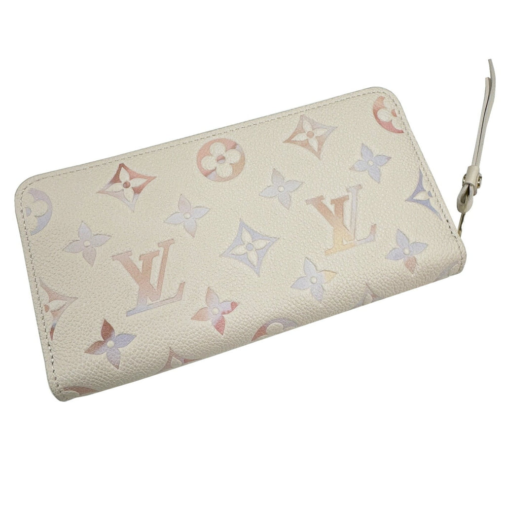 Louis Vuitton Beige Leather Long Wallet