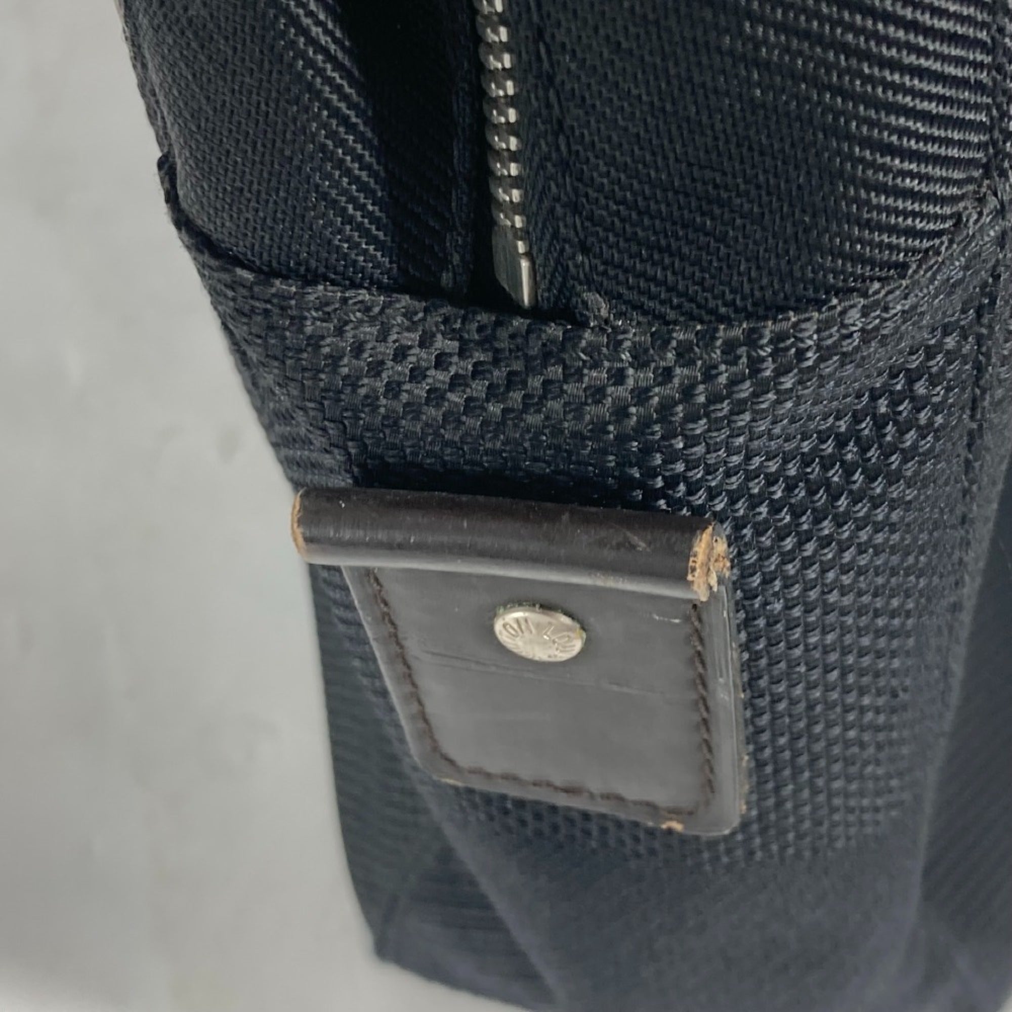 Louis Vuitton Black Damier Geant Briefcase Handbag Tote Bag