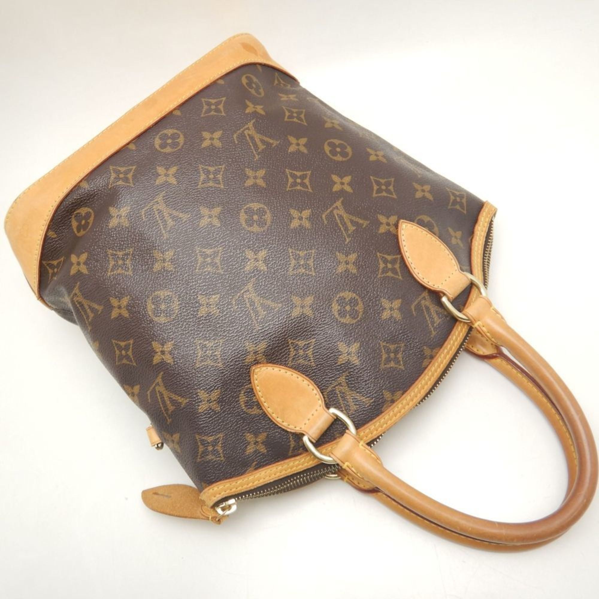Louis Vuitton Brown Pvc Handbag