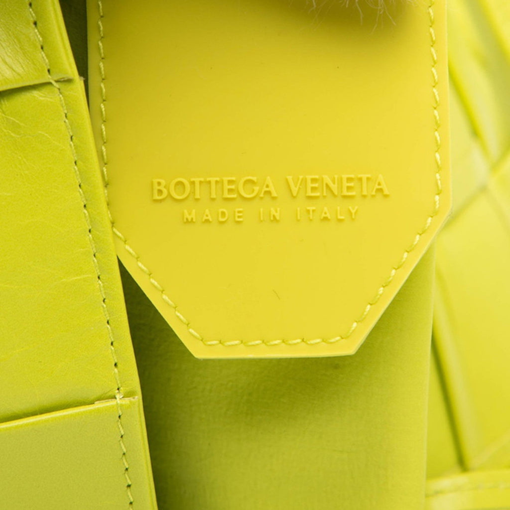 Bottega Veneta Light Green Leather Shoulder Bag