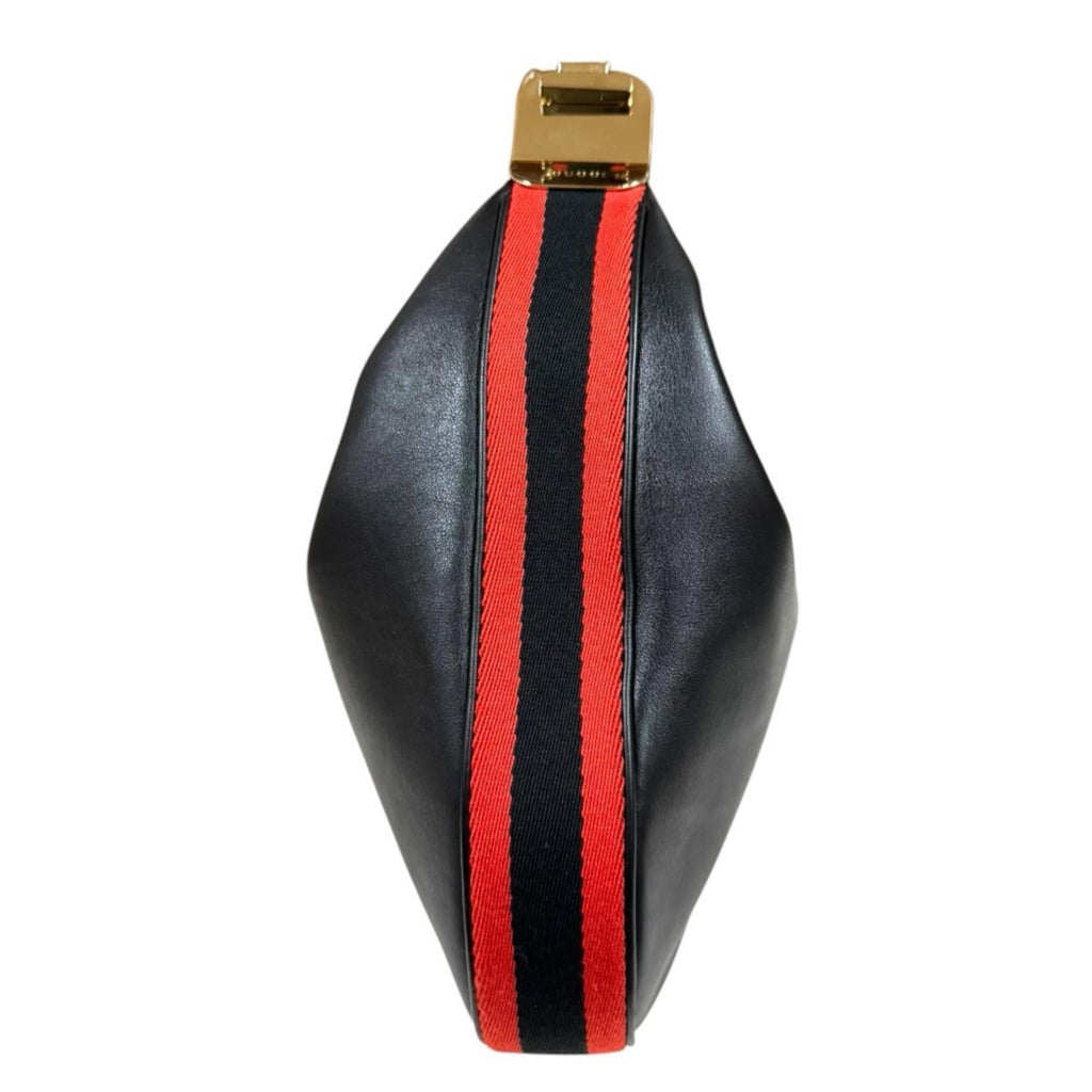 Gucci Black Leather Shoulder Bag (Pre-Owned)