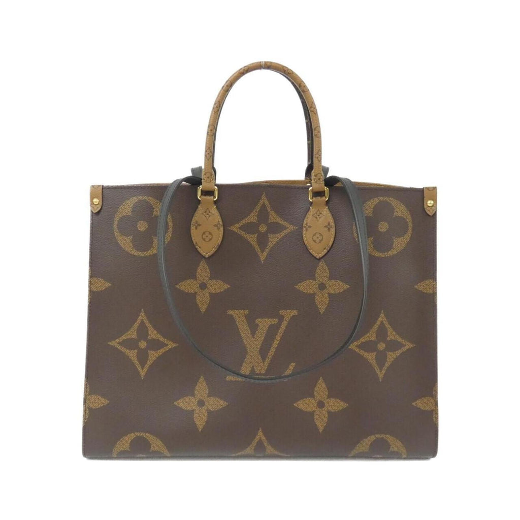 Louis Vuitton Marron Coated Canvas Handbag
