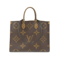 Louis Vuitton Marron Coated Canvas Handbag
