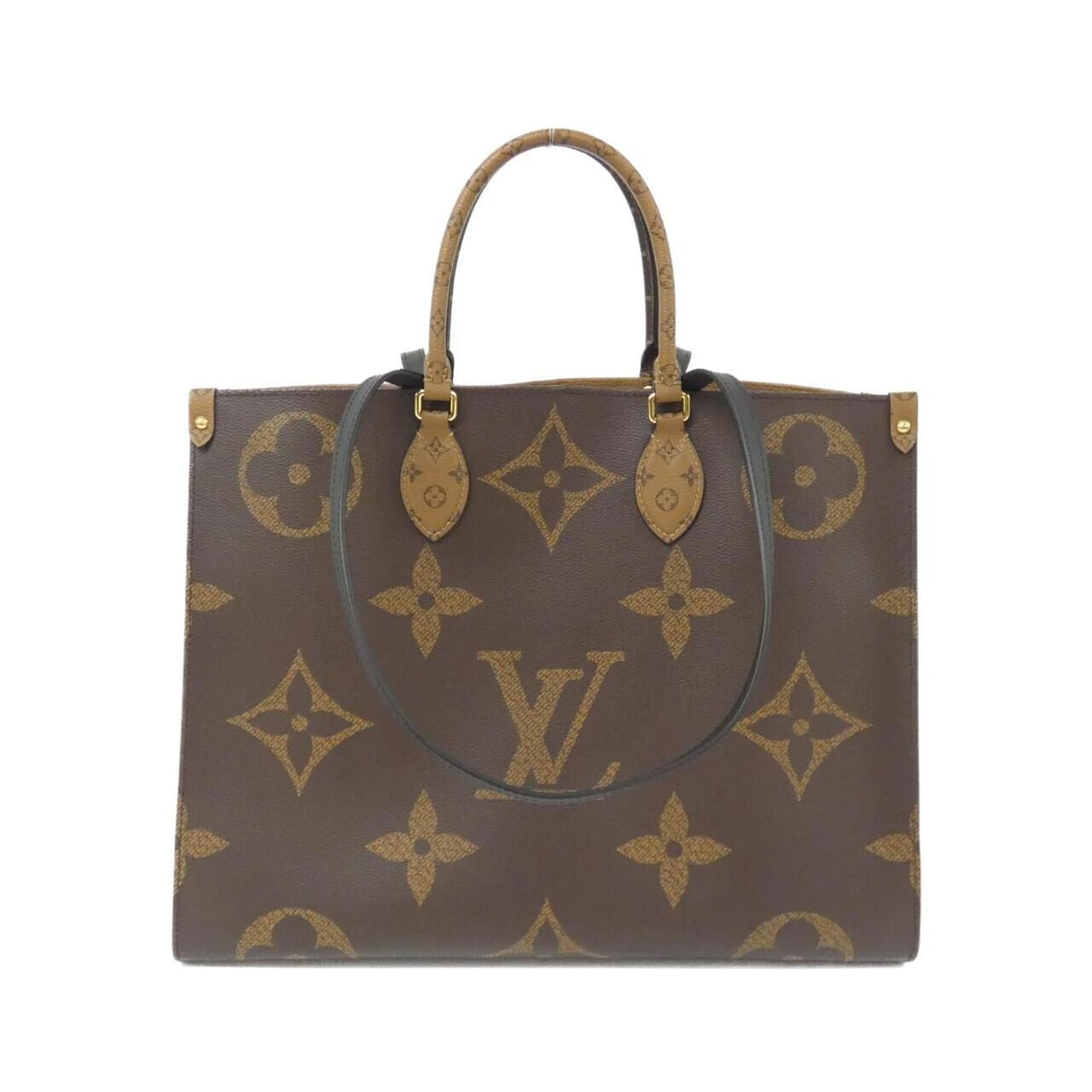 Louis Vuitton Marron Coated Canvas Handbag