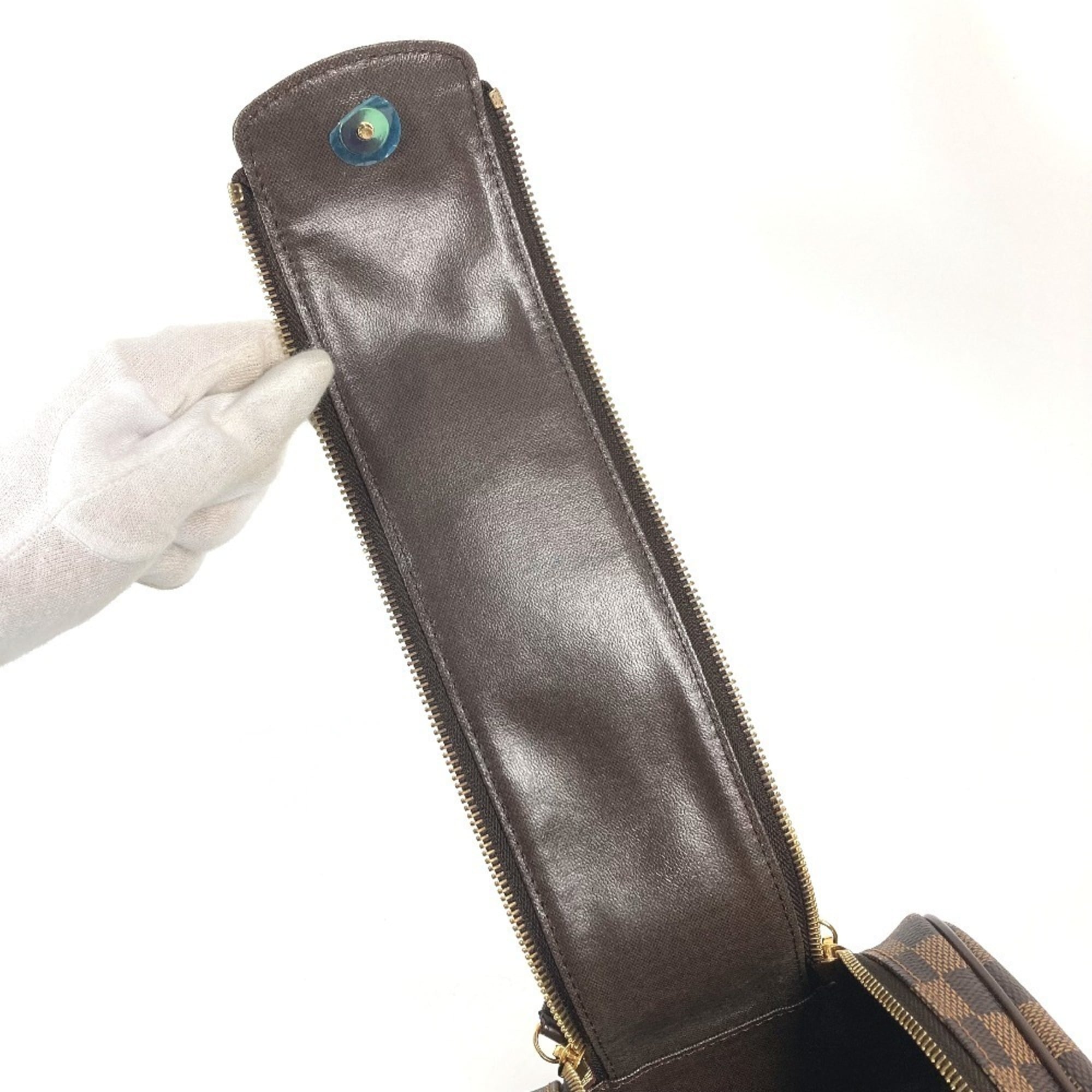 Louis Vuitton Brown Ebene Damier Canvas Pouch