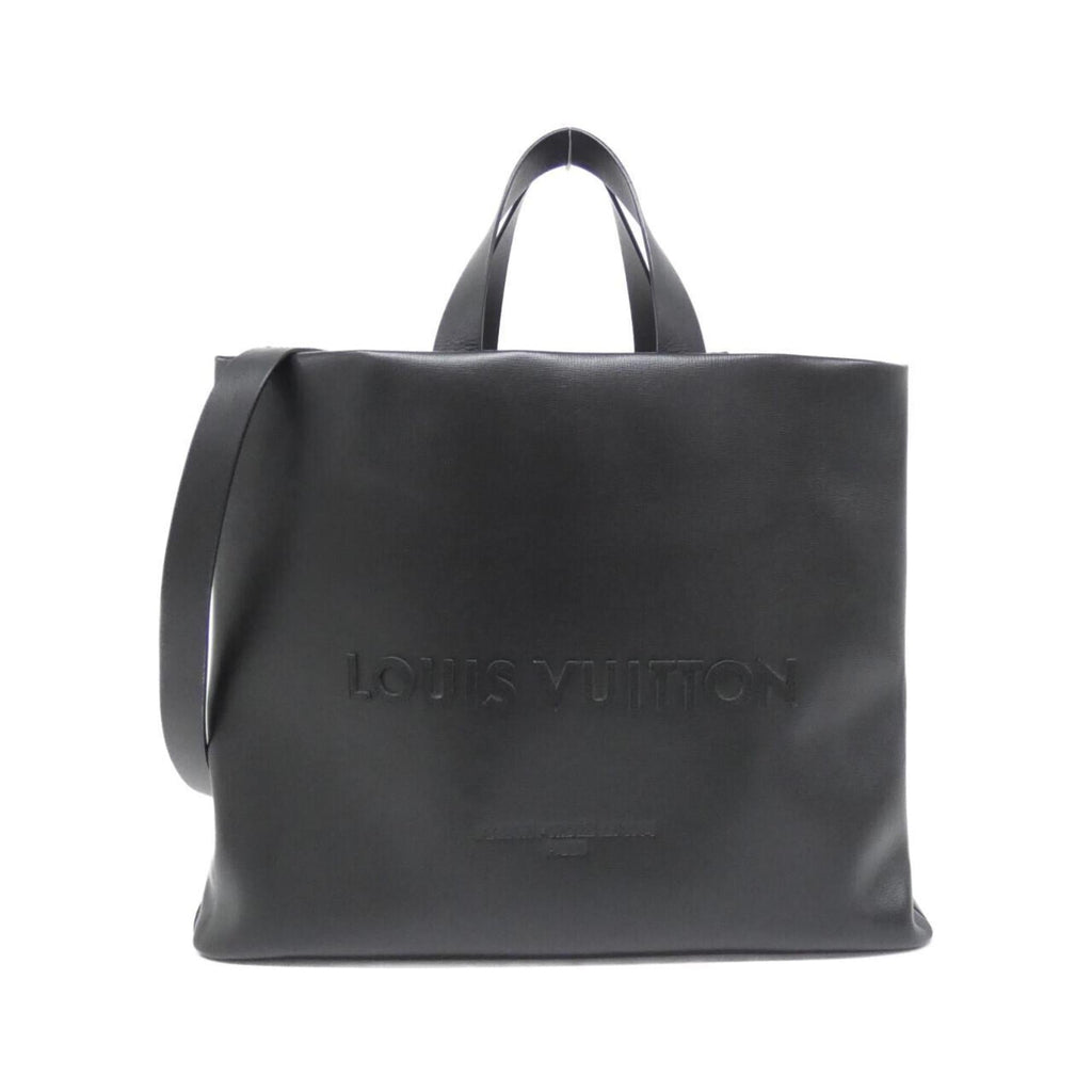 Louis Vuitton Black Leather Handbag
