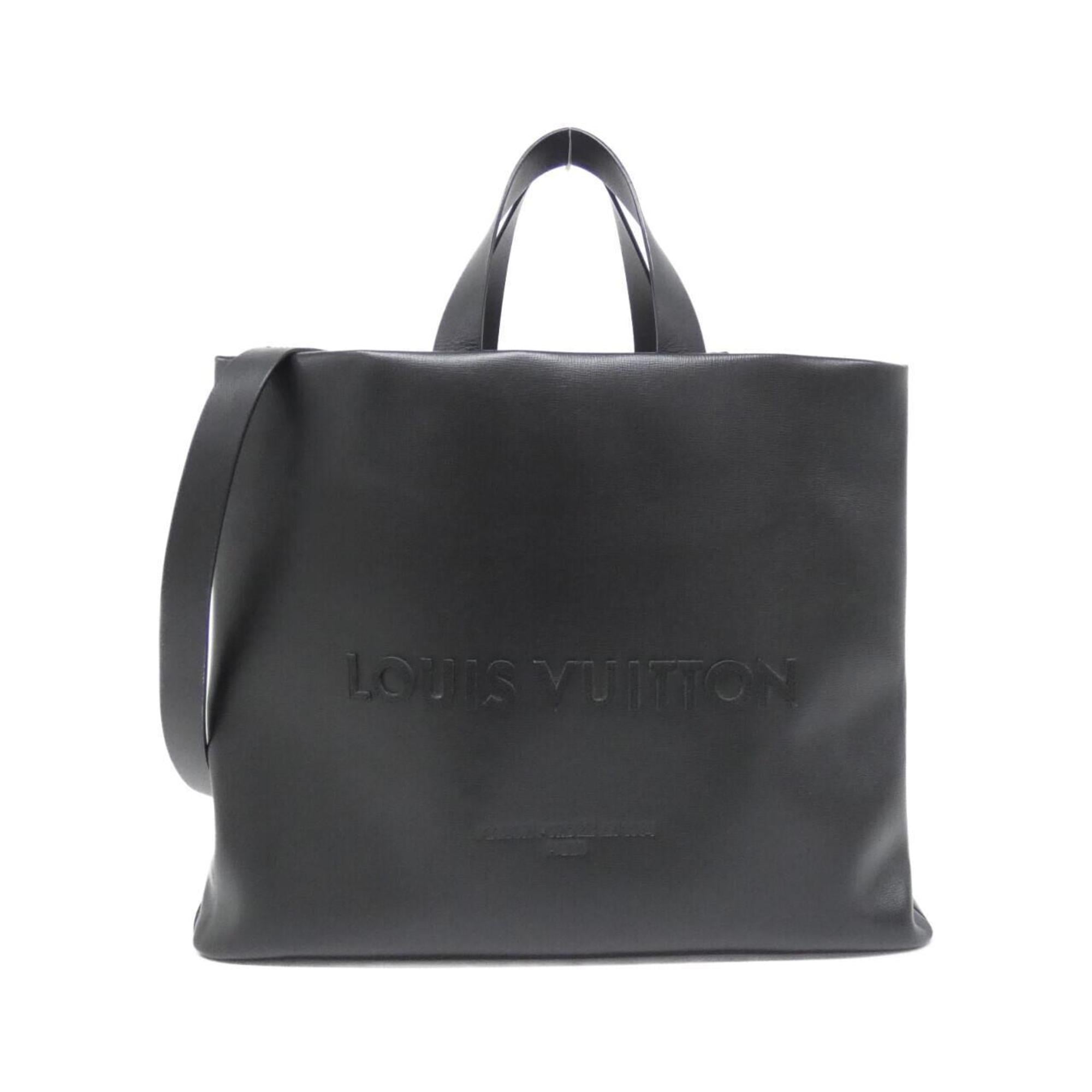 Louis Vuitton Black Leather Handbag