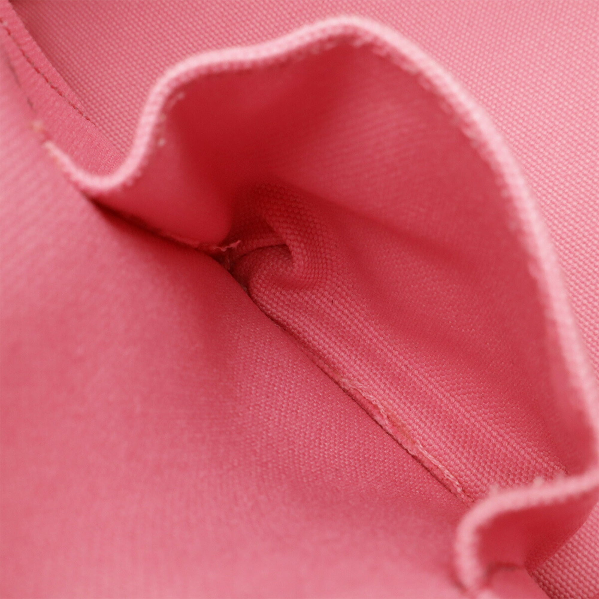 Prada Canapa Pink Canvas Handbag Tote Bag