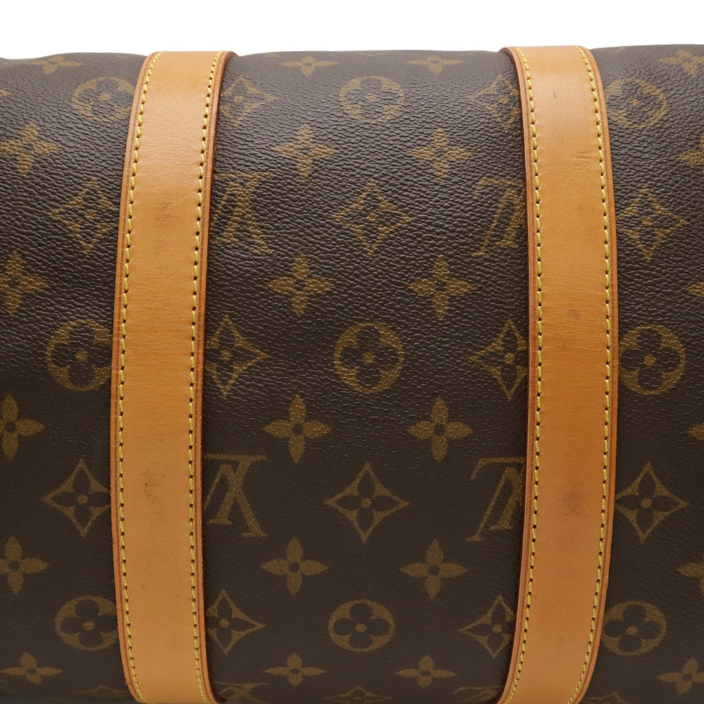 Louis Vuitton Brown Pvc Boston Bag Handbag