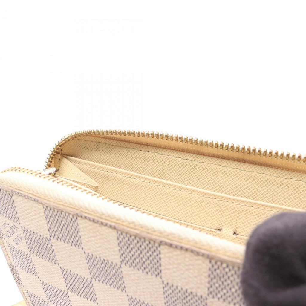 Louis Vuitton White Canvas Pvc Long Wallet