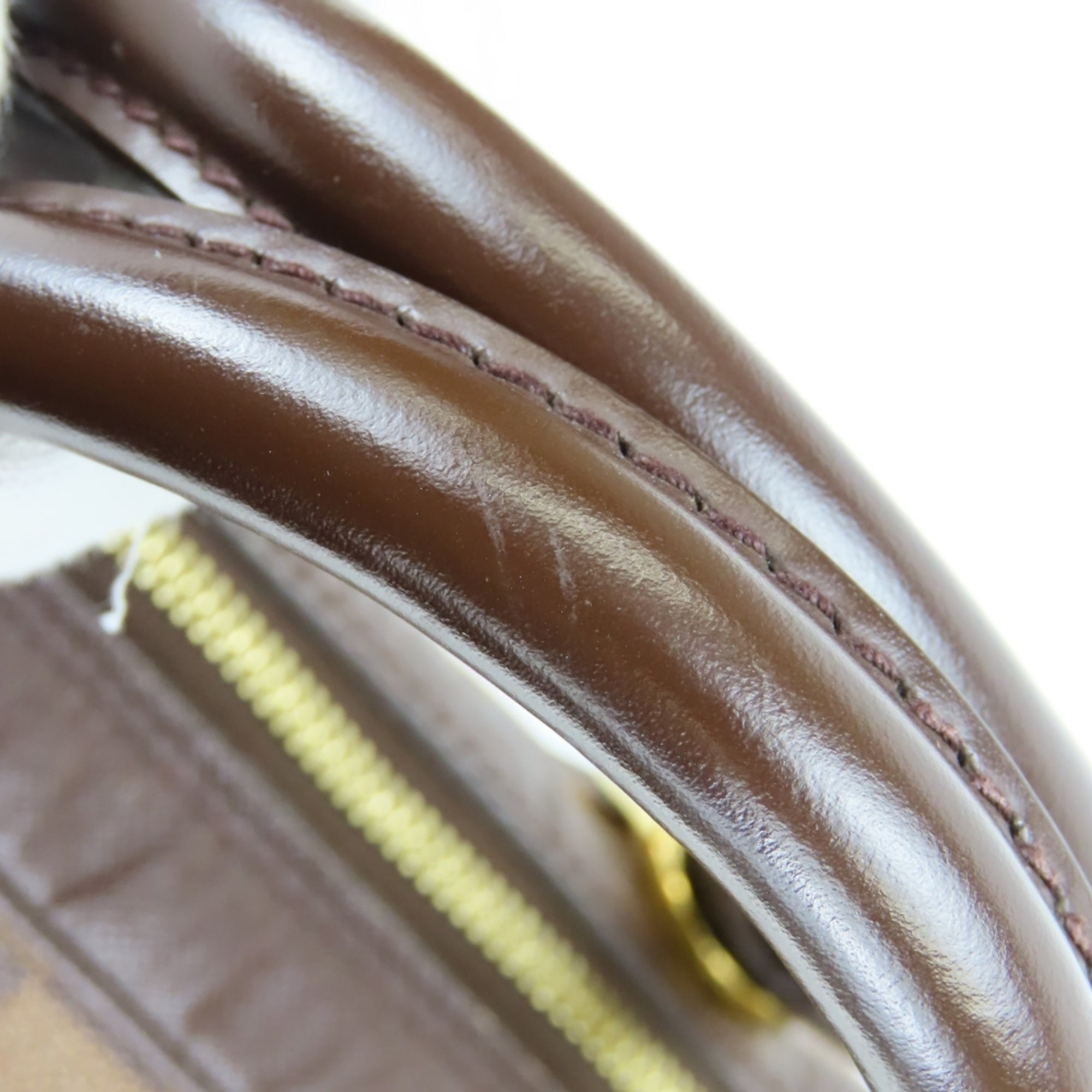 Louis Vuitton Brown Damier Canvas Ebene Damier Canvas Leather Handbag