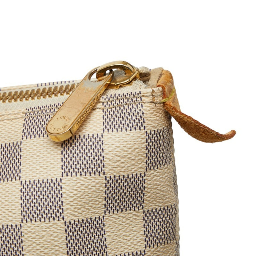Louis Vuitton White Pvc Leather Tote Bag