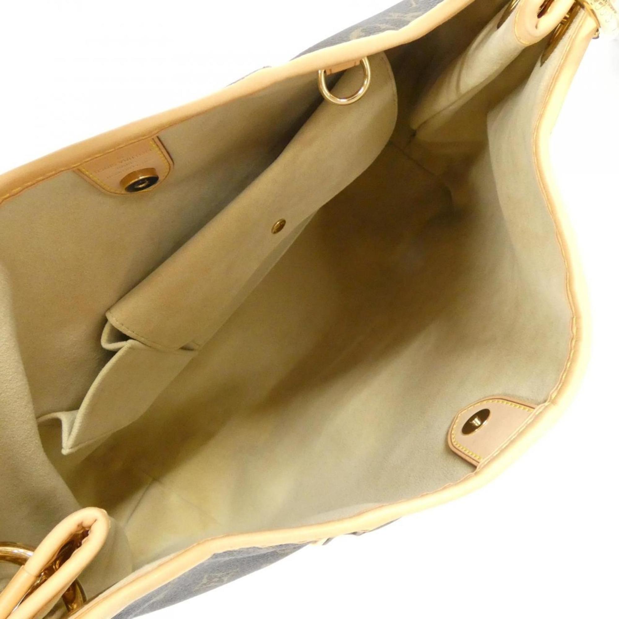 Louis Vuitton Brown Coated Canvas Shoulder Bag
