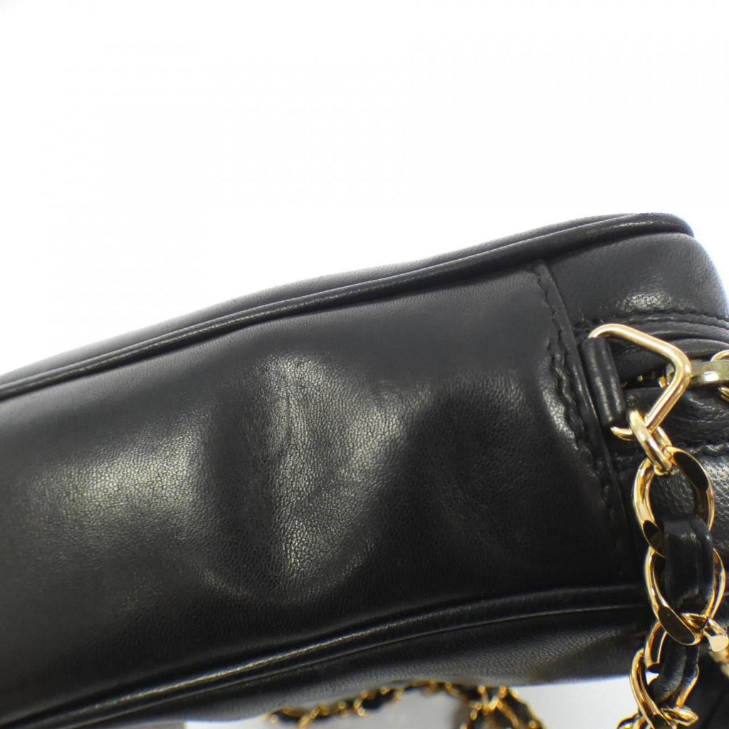Chanel Black Leather Shoulder Bag