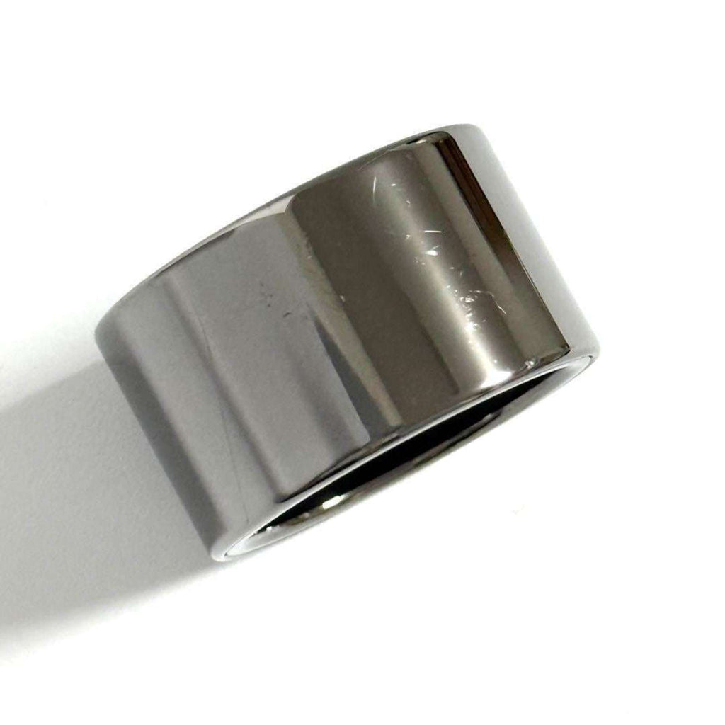 Louis Vuitton Silver Metal Band Ring