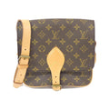 Louis Vuitton Brown Coated Canvas Shoulder Bag