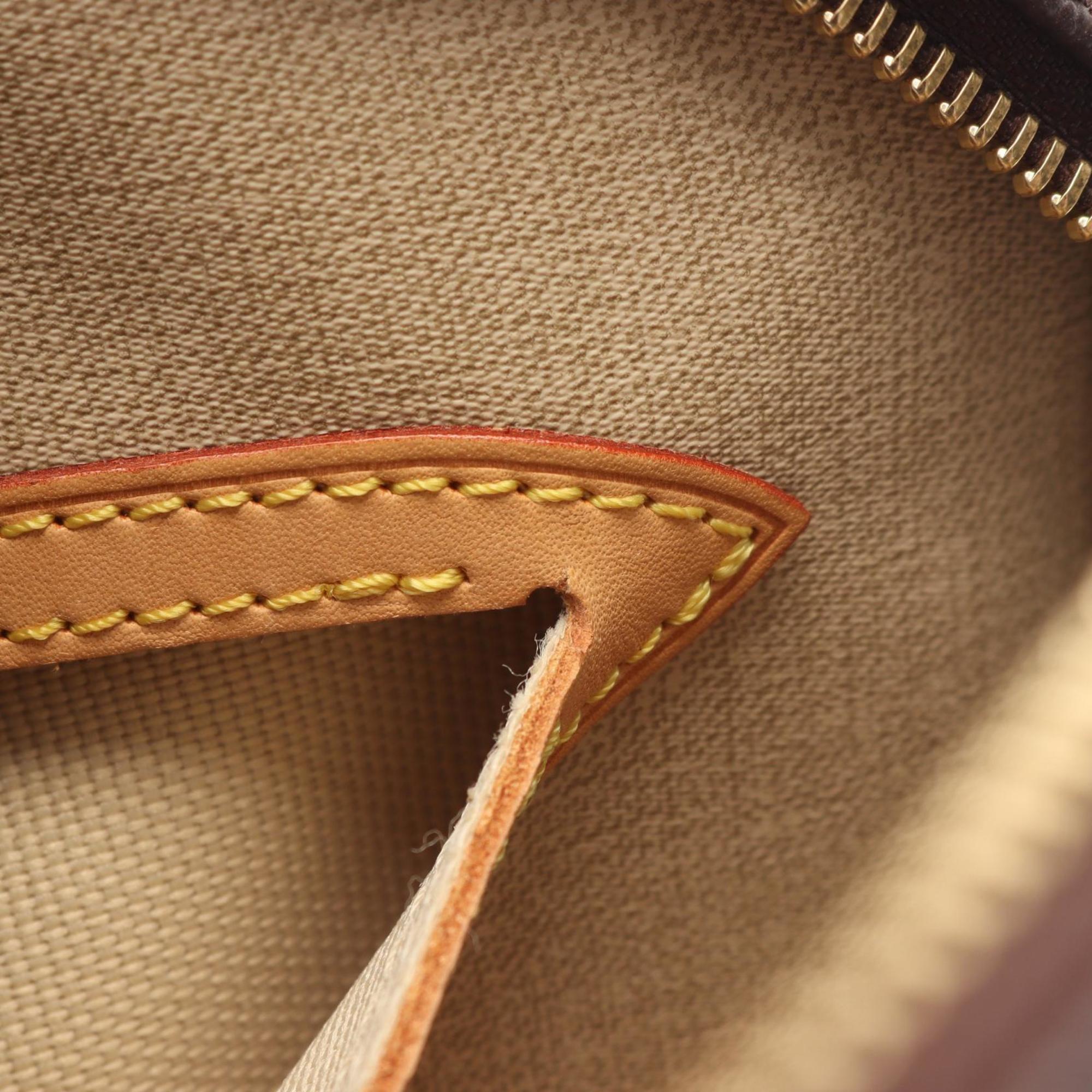 Louis Vuitton Brown Monogram Coated Canvas Shoulder Bag