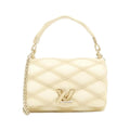 Louis Vuitton Gold Leather Handbag