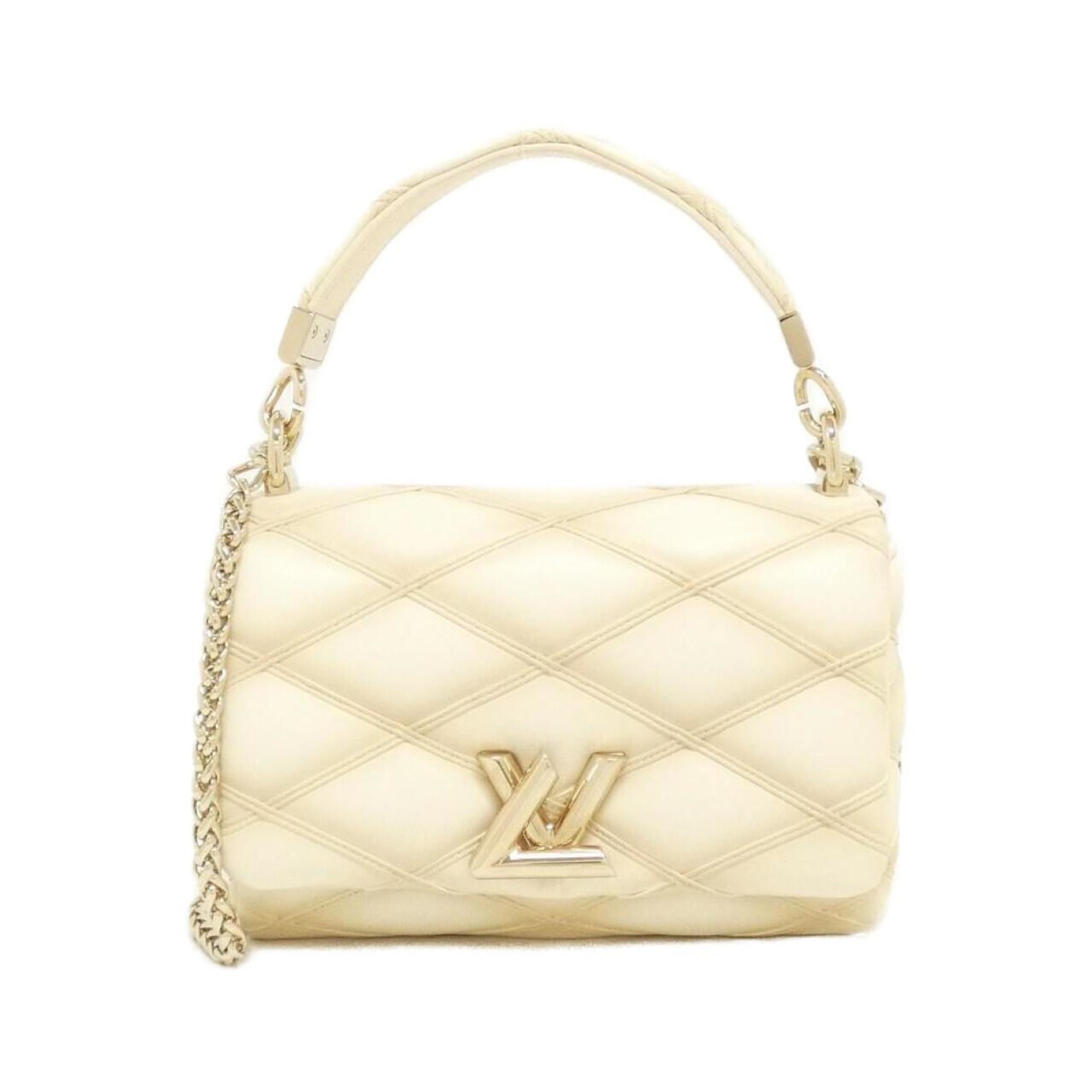Louis Vuitton Gold Leather Handbag