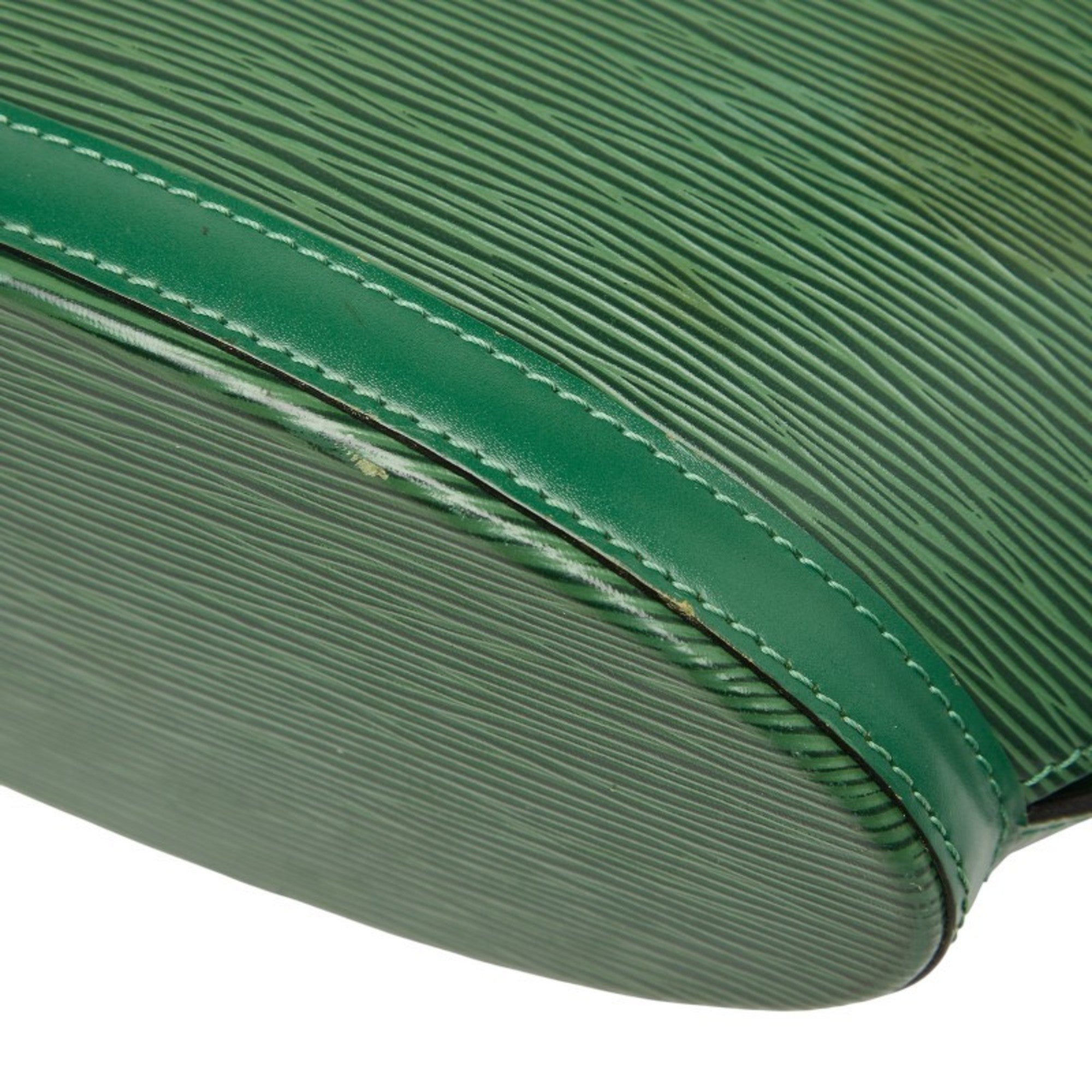 Louis Vuitton Epi Borneo Green Leather Handbag Shoulder Bag