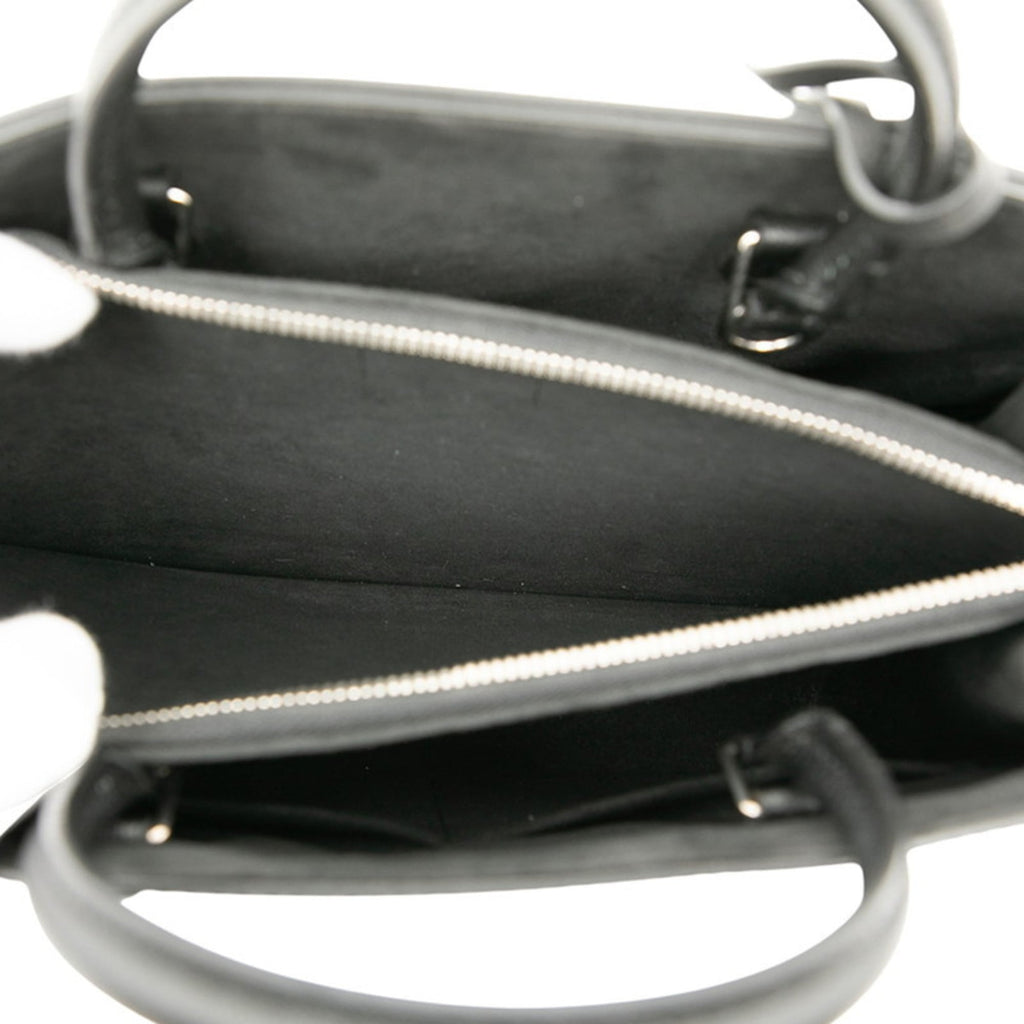 Louis Vuitton Black Noir Leather Handbag Shoulder Bag