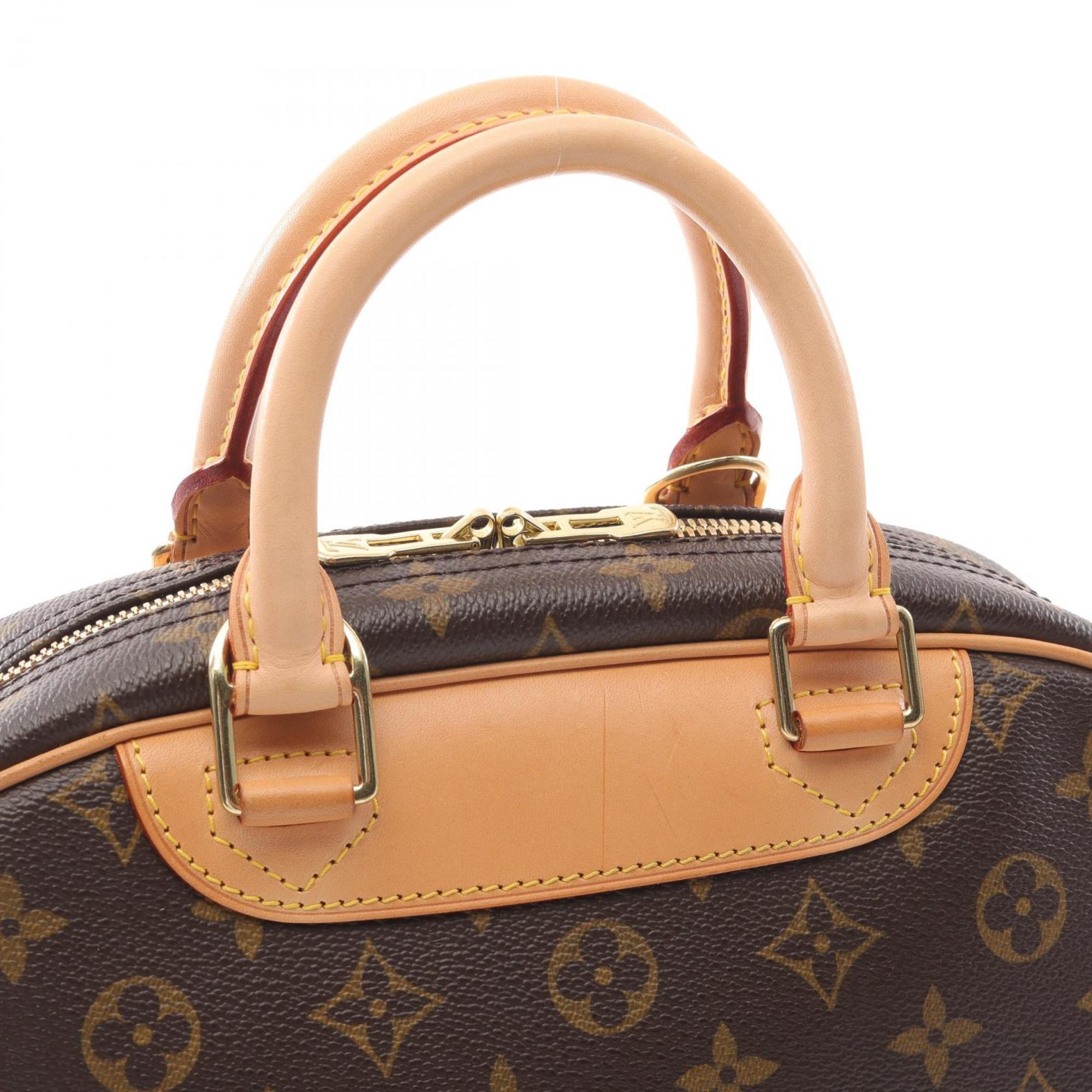 Louis Vuitton Brown Monogram Coated Canvas Handbag