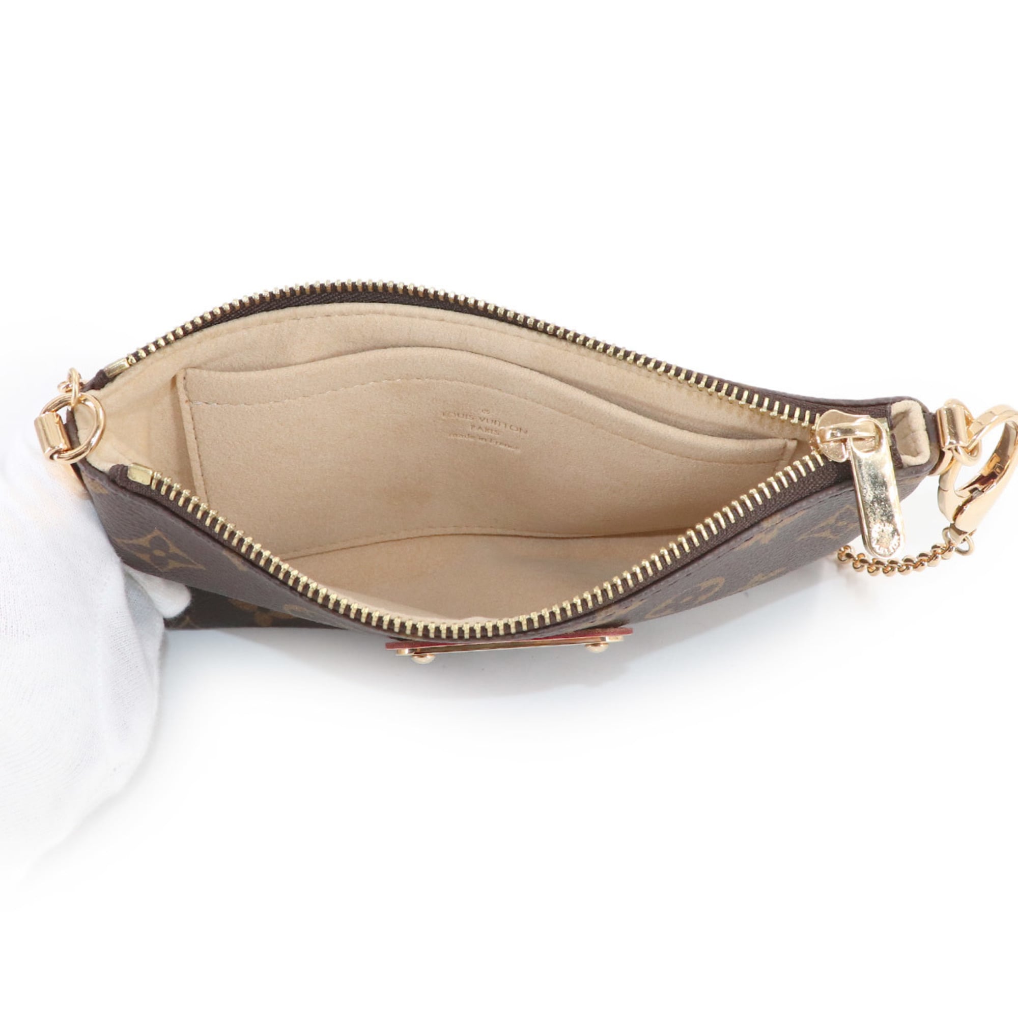 Louis Vuitton Brown Monogram Monogram Handbag Pochette Pouch