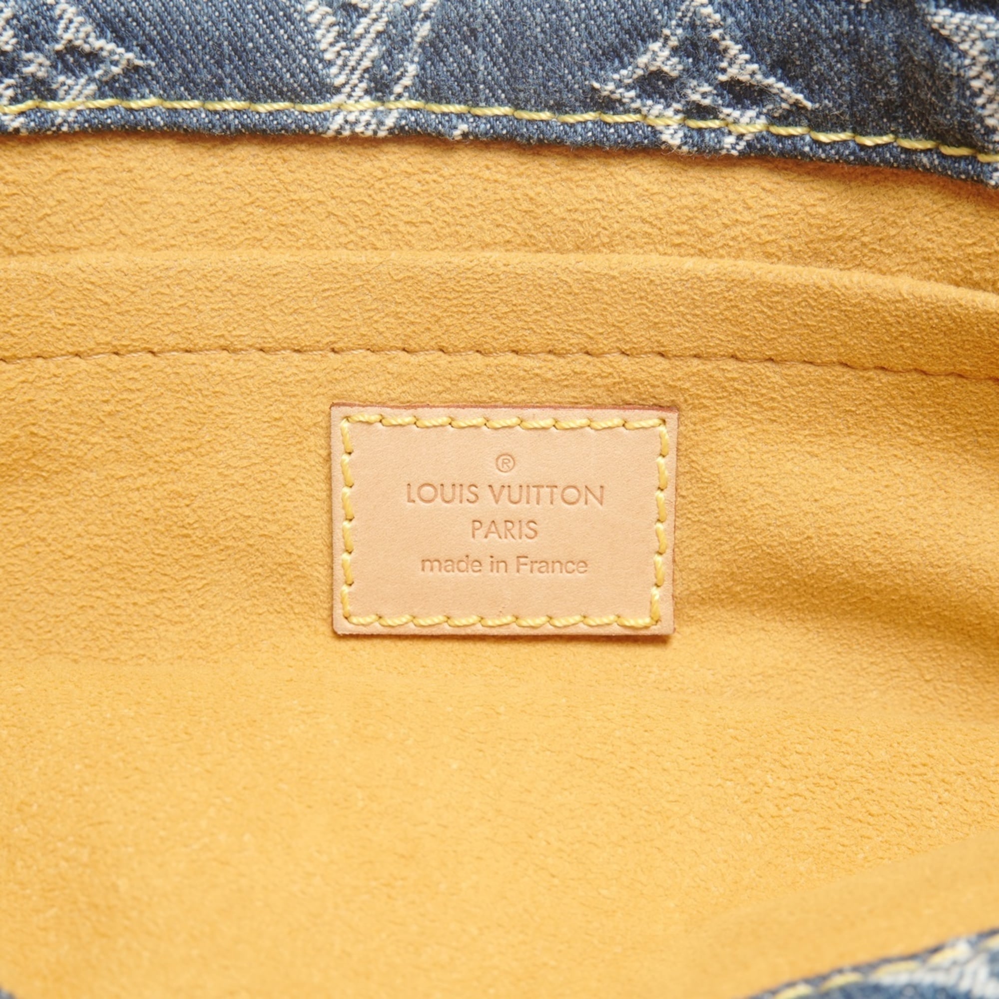Louis Vuitton Navy Monogram Denim Handbag