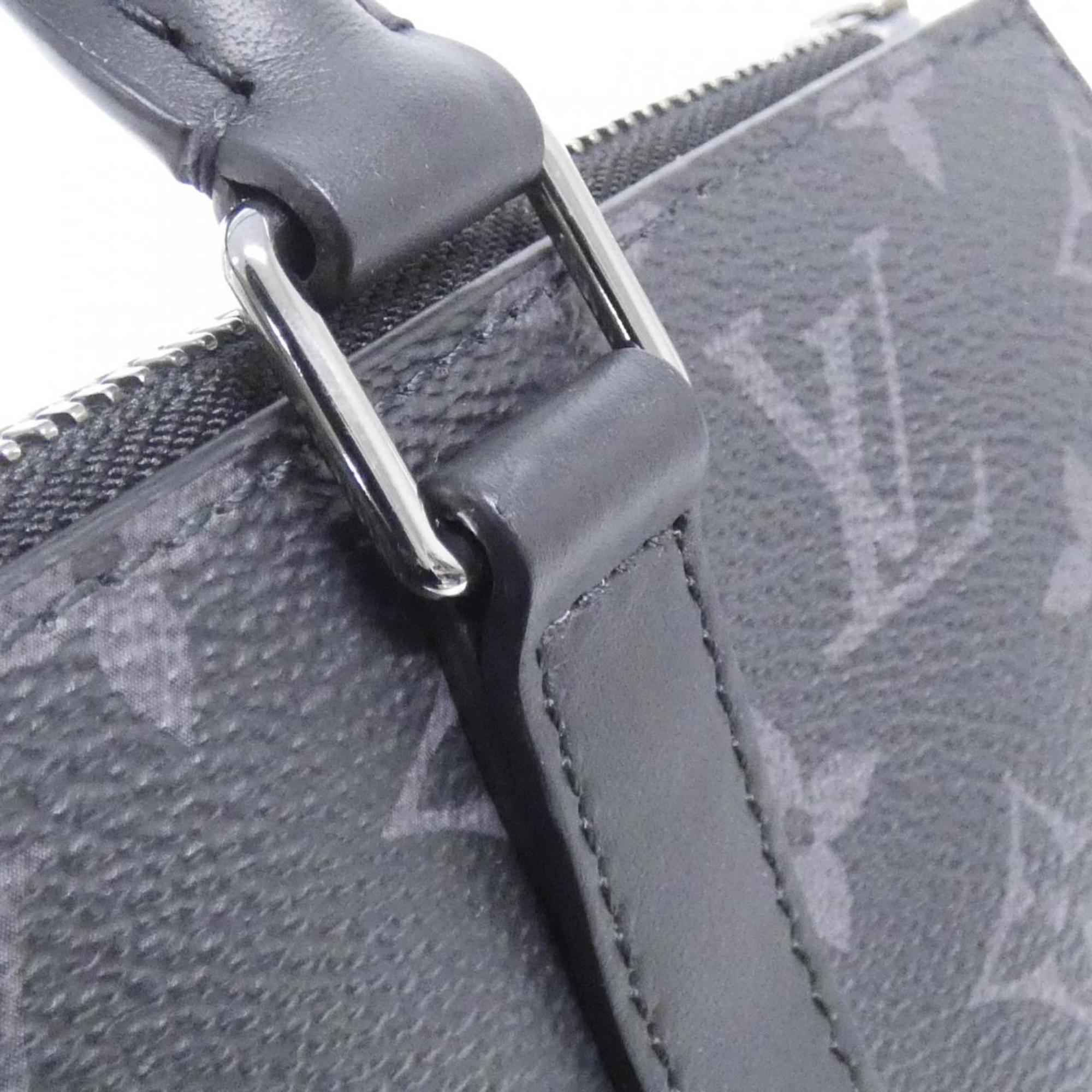 Louis Vuitton Black Coated Canvas Handbag