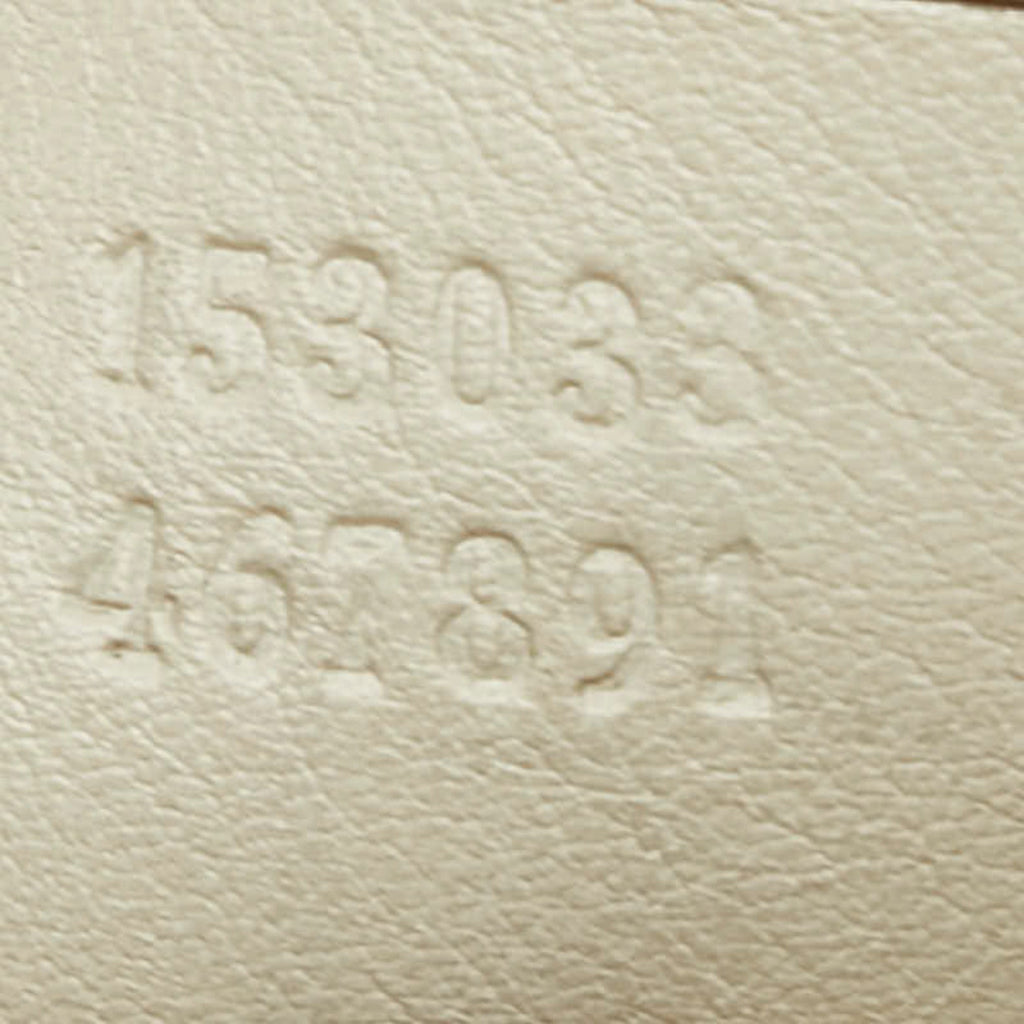 Gucci Beige Canvas Leather Handbag Tote Bag (Pre-Owned)