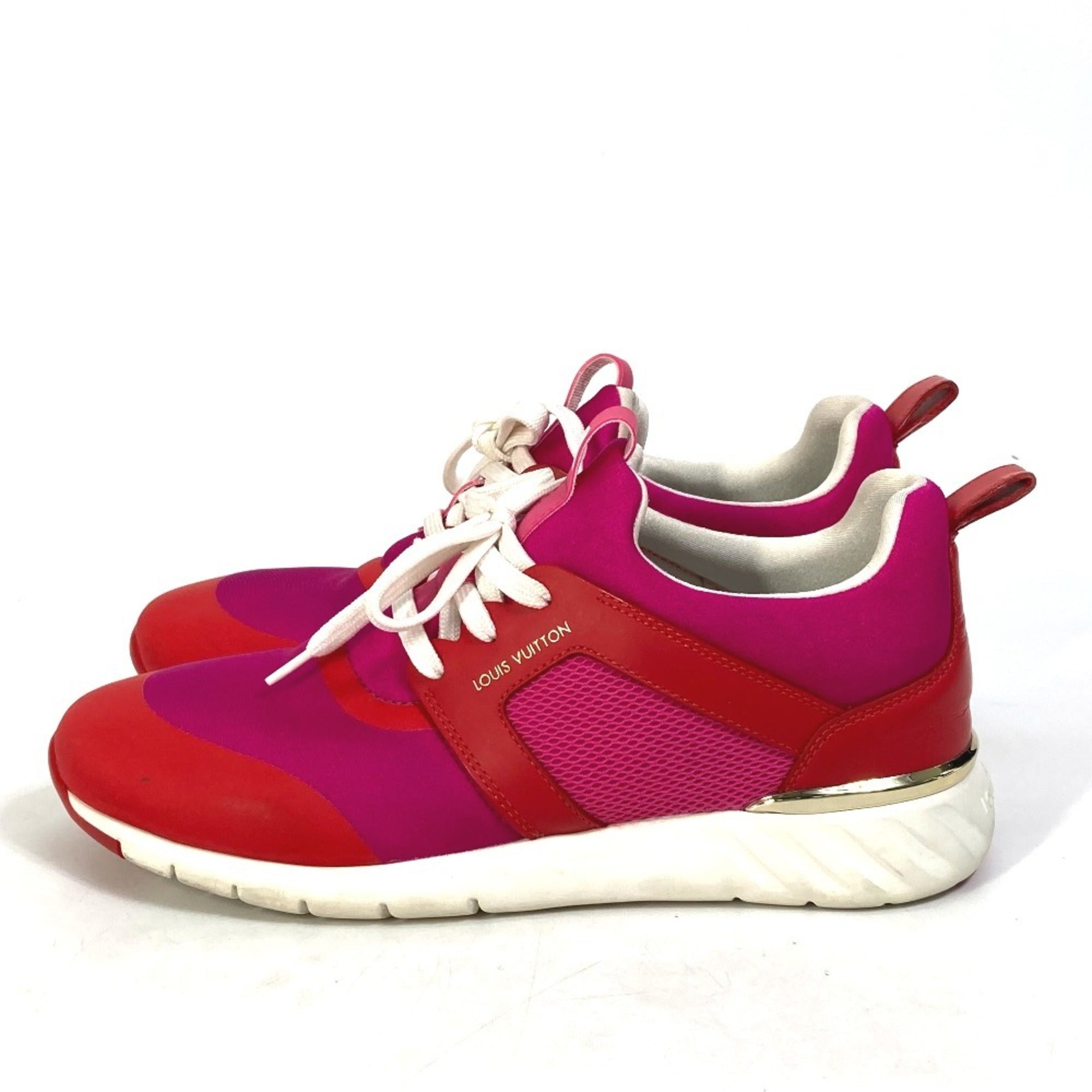 Louis Vuitton Pink Red Color Sneakers