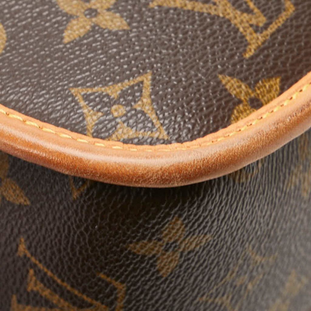 Louis Vuitton Monogram Brown Pvc Leather Shoulder Bag
