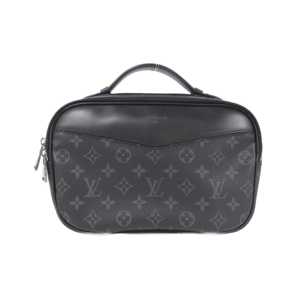 Louis Vuitton Black Coated Canvas Shoulder Bag