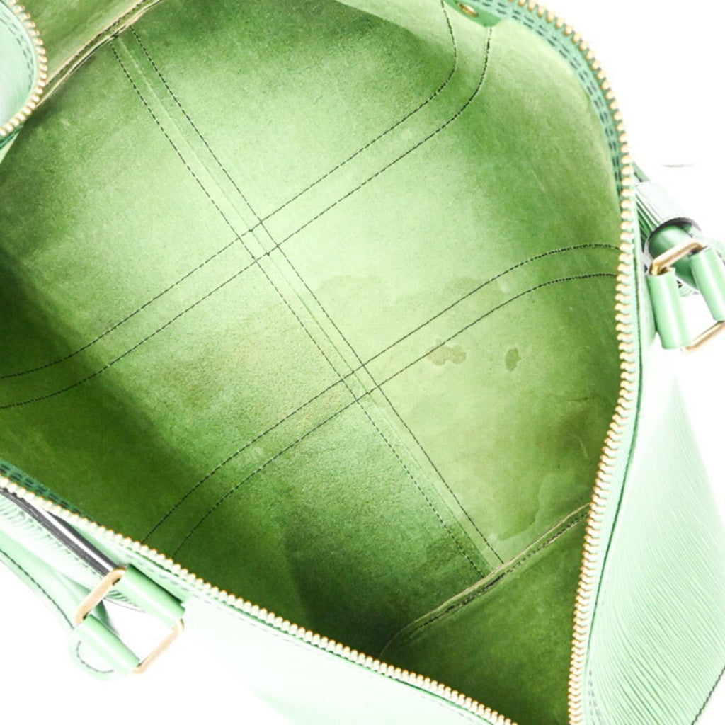 Louis Vuitton Borneo Green Epi Leather Boston Bag