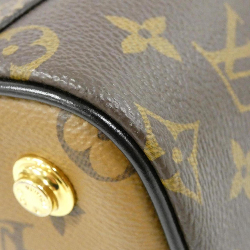 Louis Vuitton Marron Coated Canvas Handbag