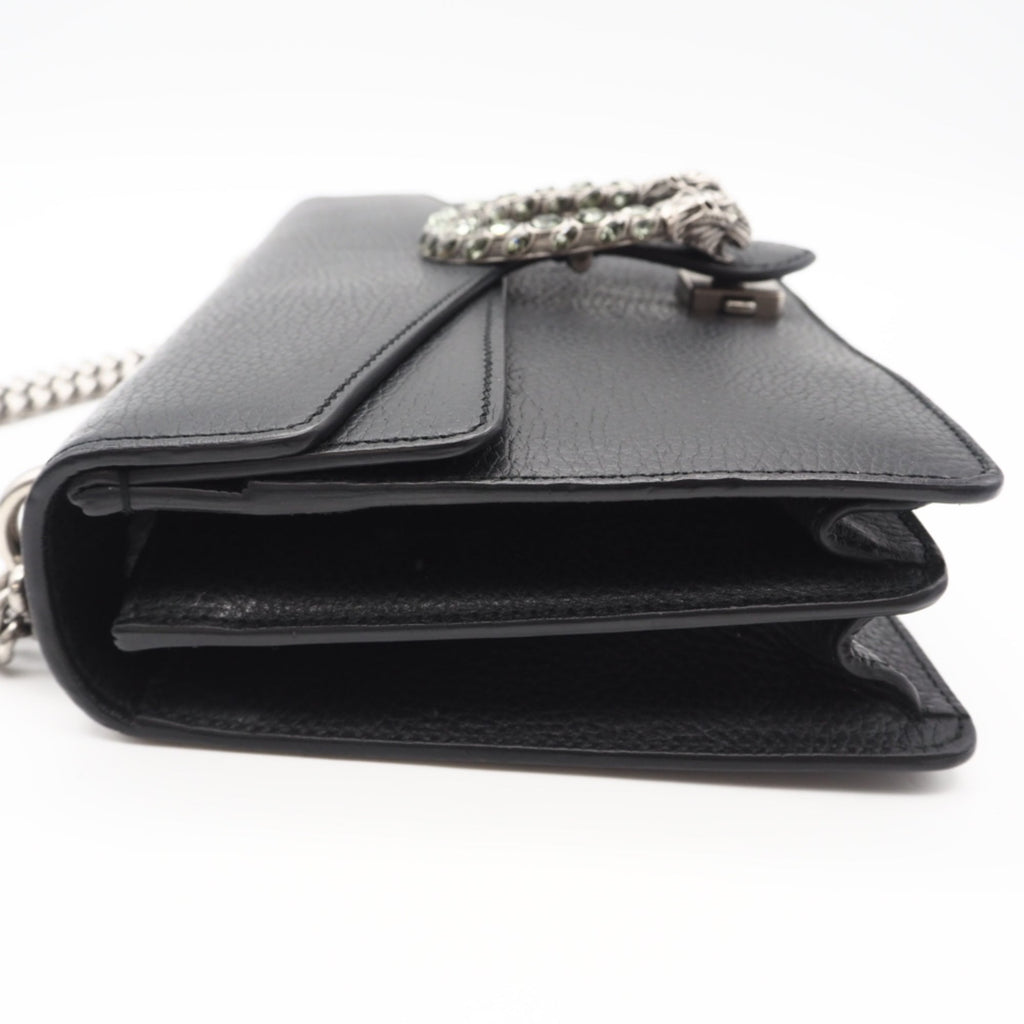 Gucci Black Leather Shoulder Bag (Pre-Owned)